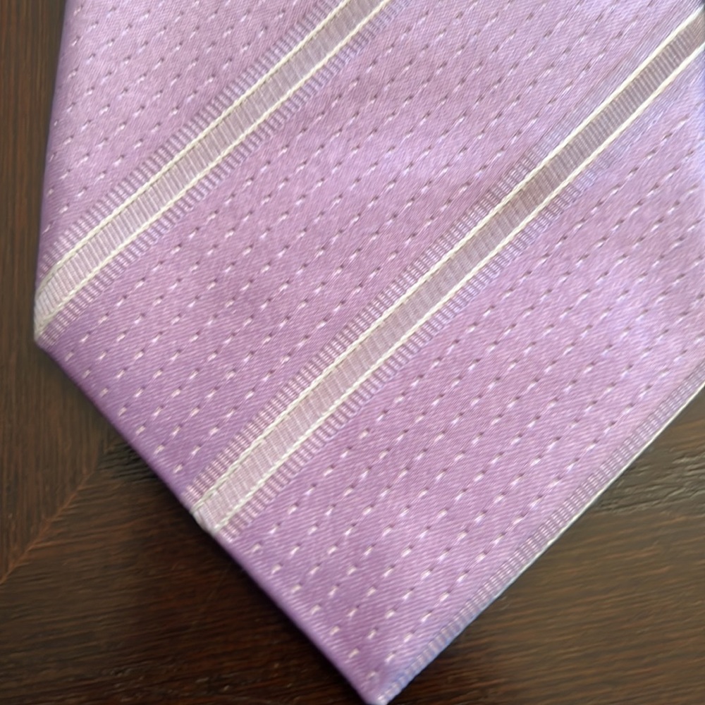 Armani Collezioni Purple Silk Tie